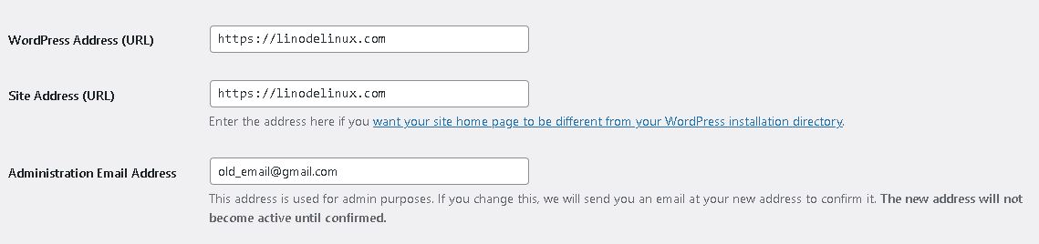 Change WordPress Admin Email Without Confirmation